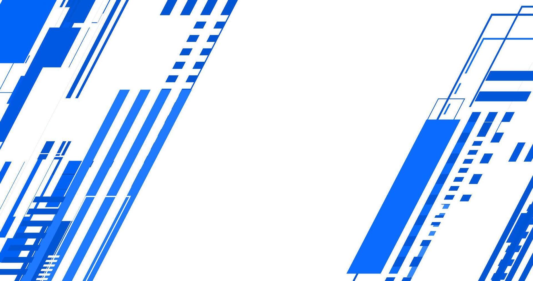abstract elegant blue background with geometric shapes vector