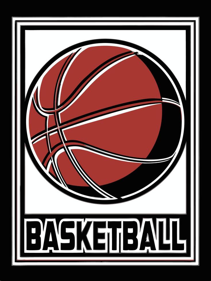 basketball tshirt design vector