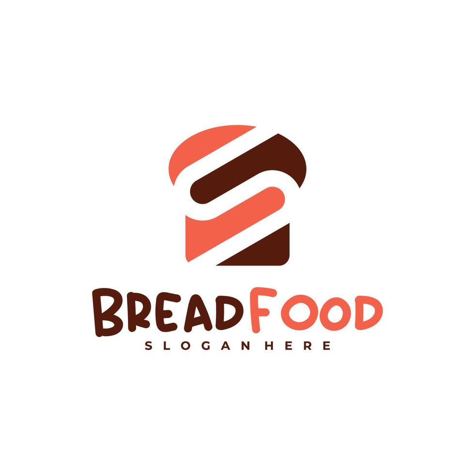 Bread with S logo template, Creative Bread logo design concepts vector