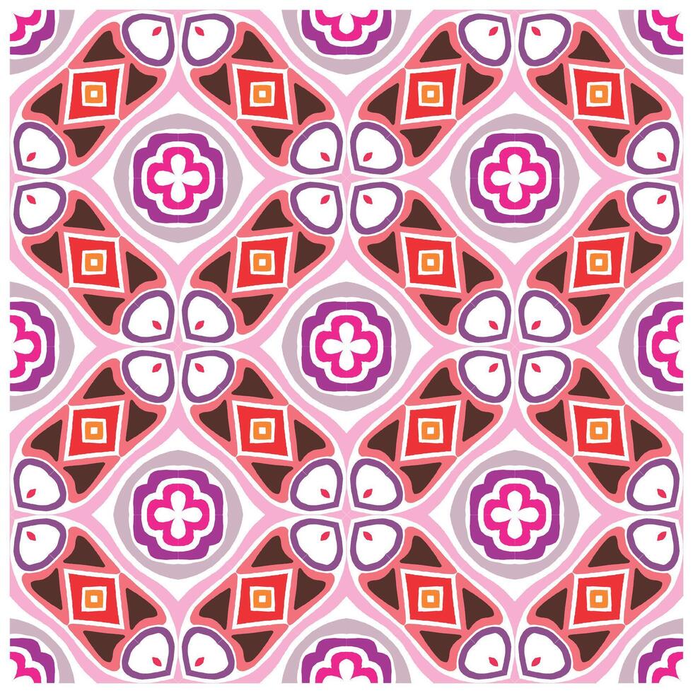 geometric seamless pattern design vector