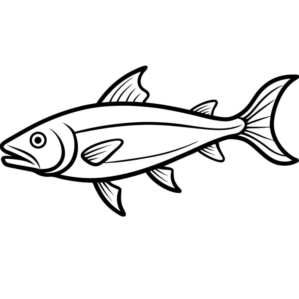 Cobia Fish flies icon vector