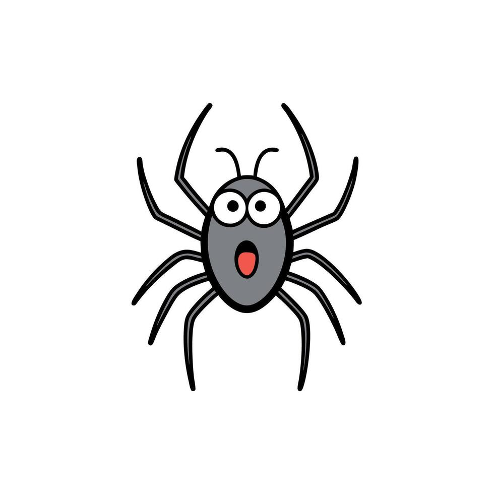 Common House Spider knocks icon vector