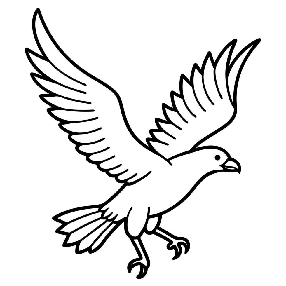 Condor bird jumps icon vector