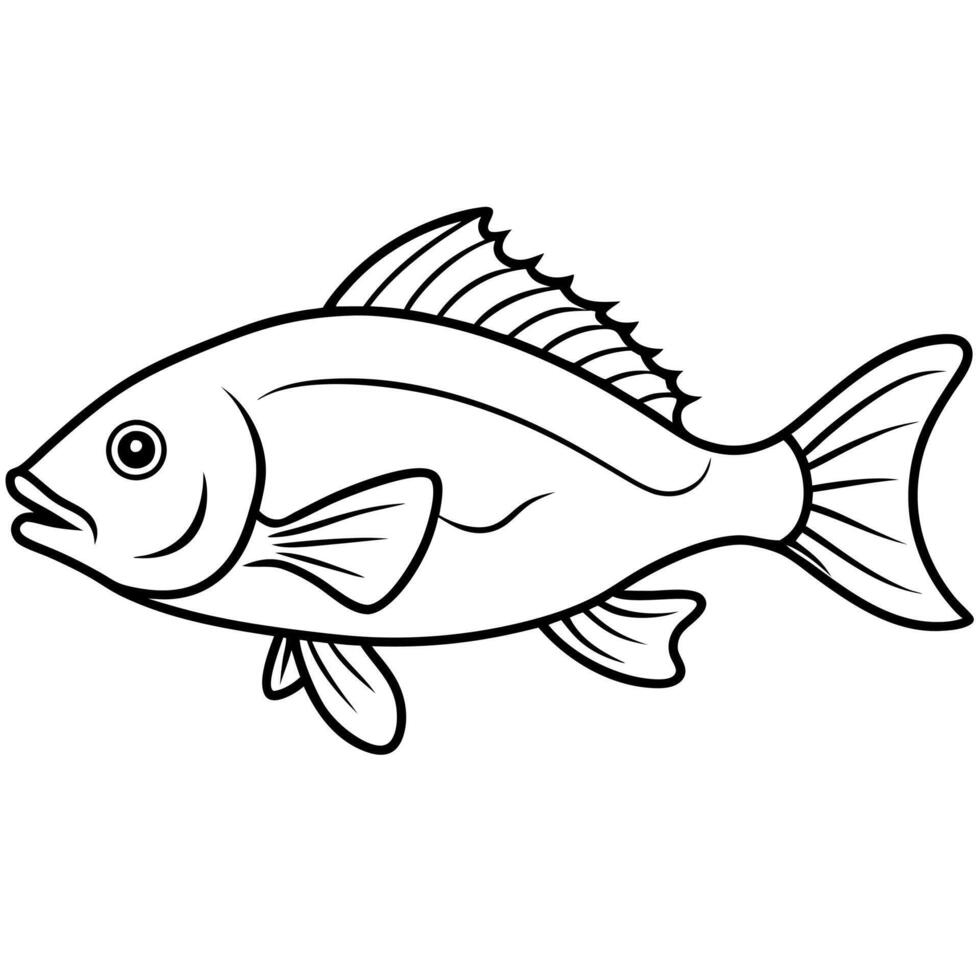 Cubera Snapper fish walks icon vector