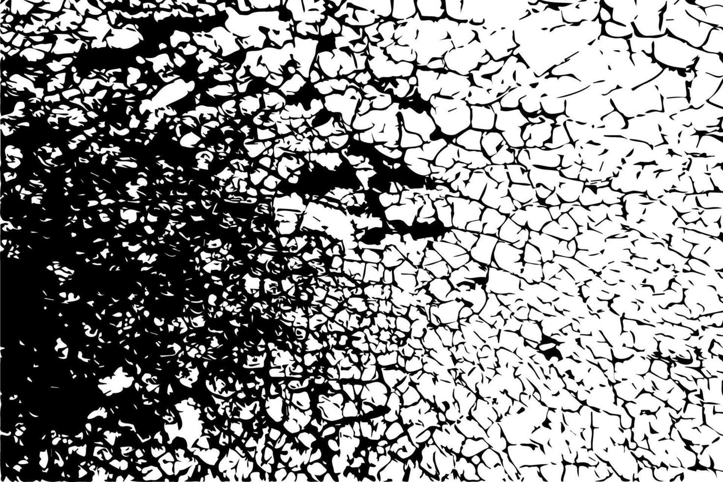 Rough grunge effect of old cracked paint. Weathered worn retro background. Faded shabby old fashioned template. vector