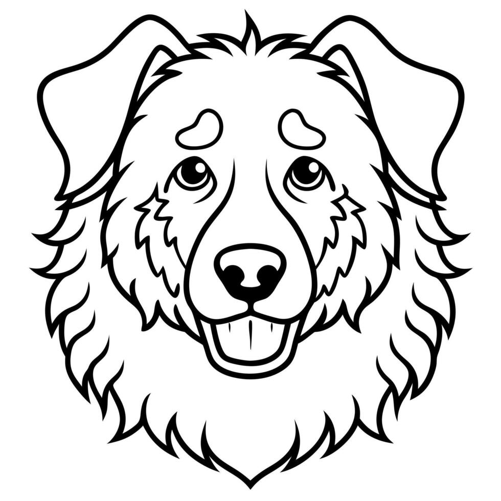 Croatian Sheepdog dog cries icon vector