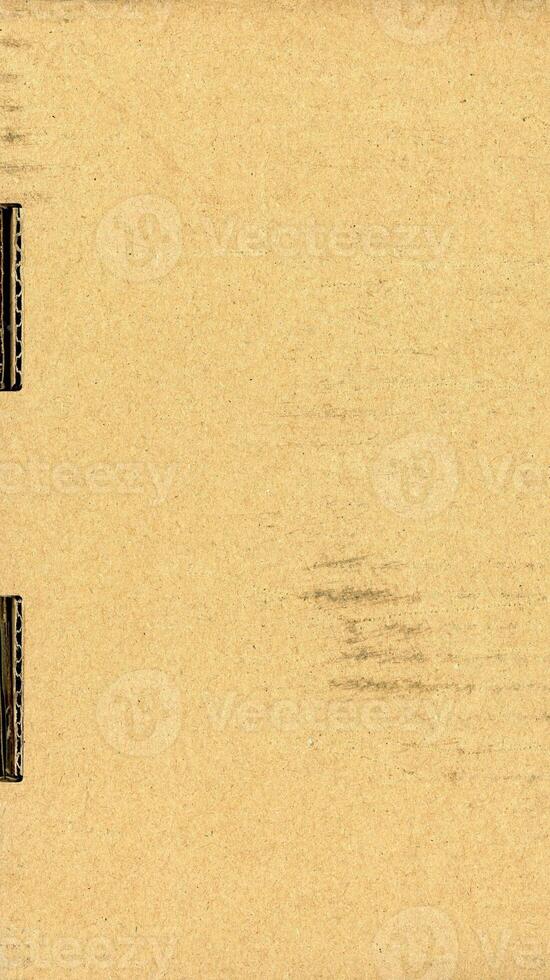 vertical brown corrugated cardboard texture background photo