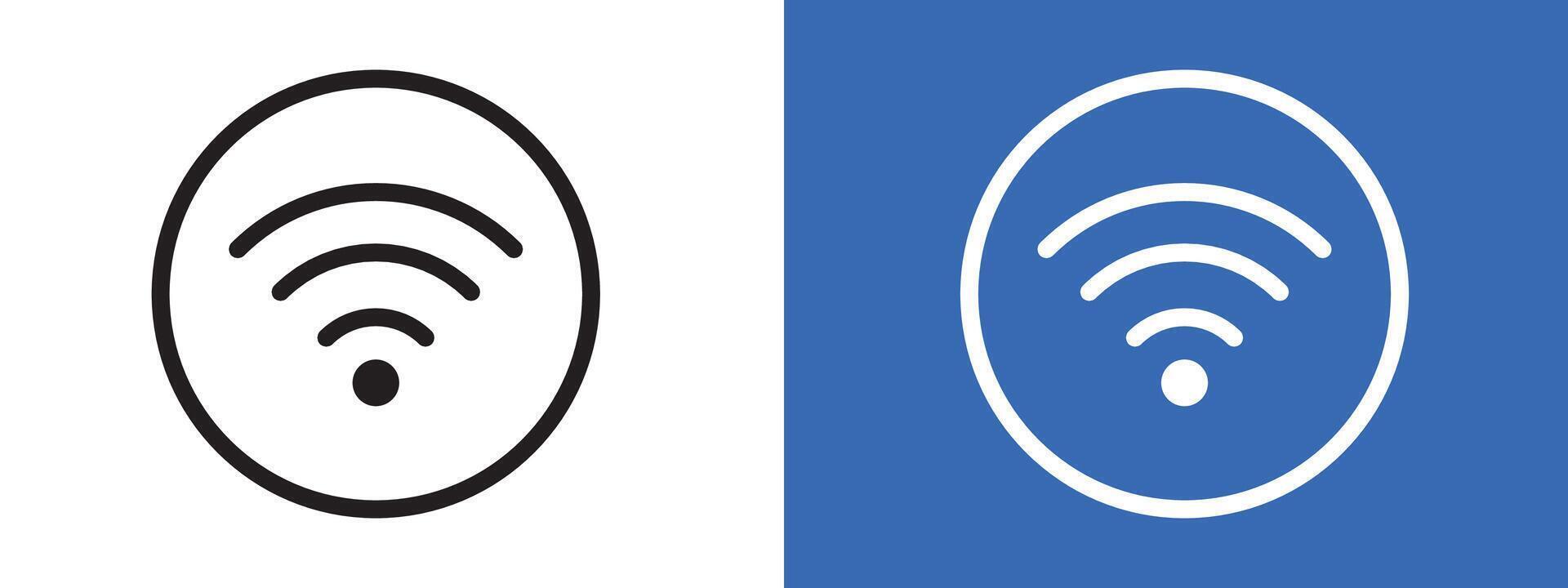 Wifi icon set vector