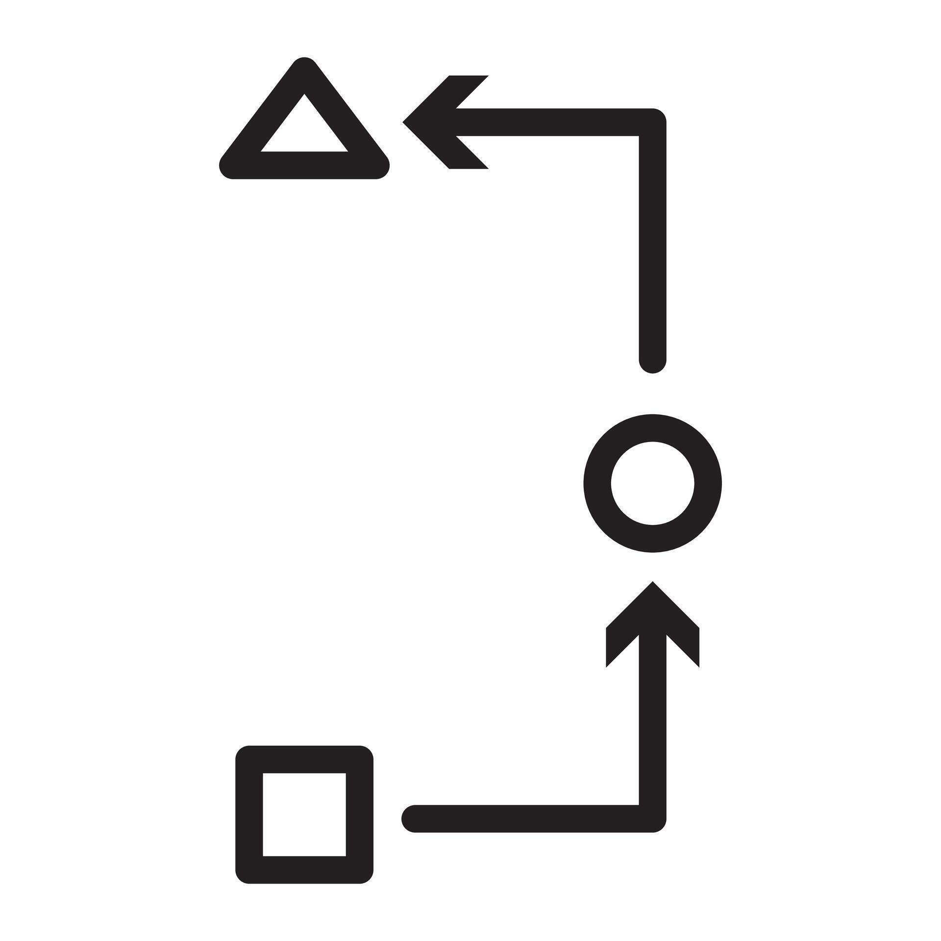Process, method, step, procedure or workflow icon 48312375 Vector Art ...