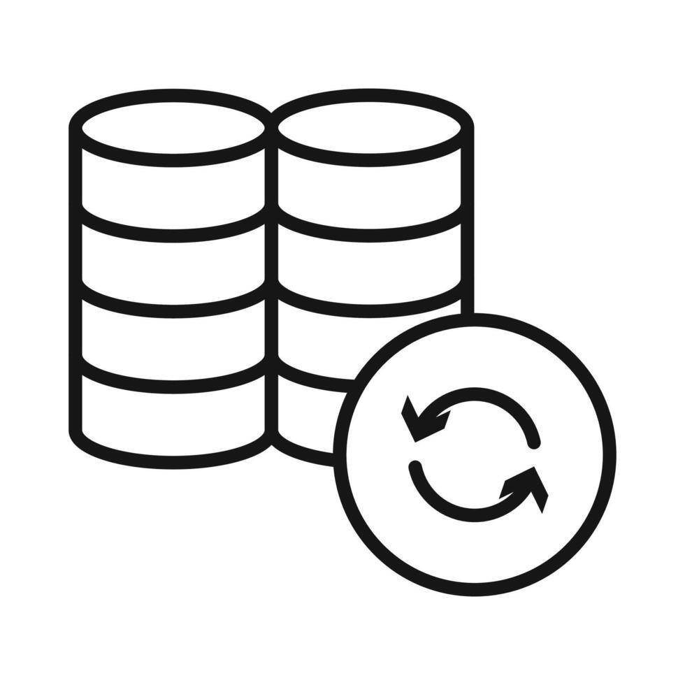 Data Recovery icon vector