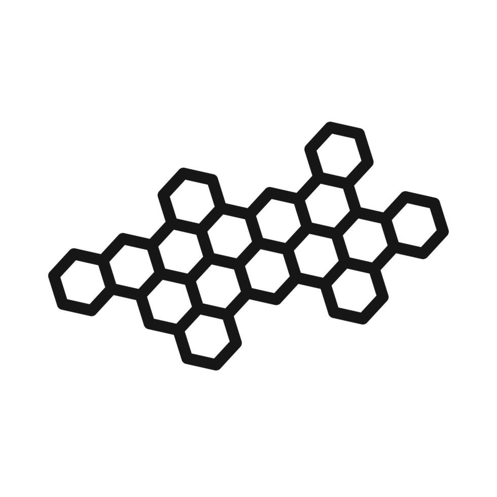 propolis icon Black line art logo vector