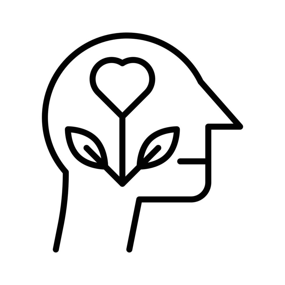 Mental Health icon vector