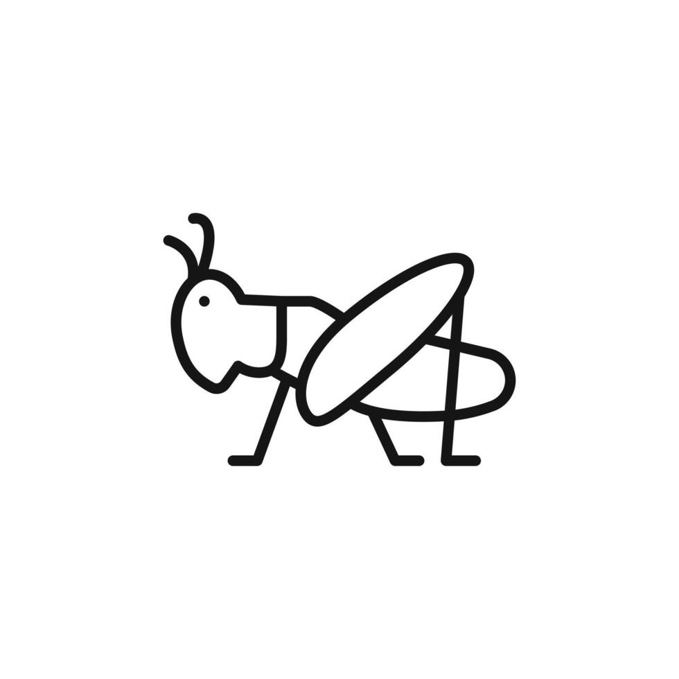 Grasshopper icon set vector