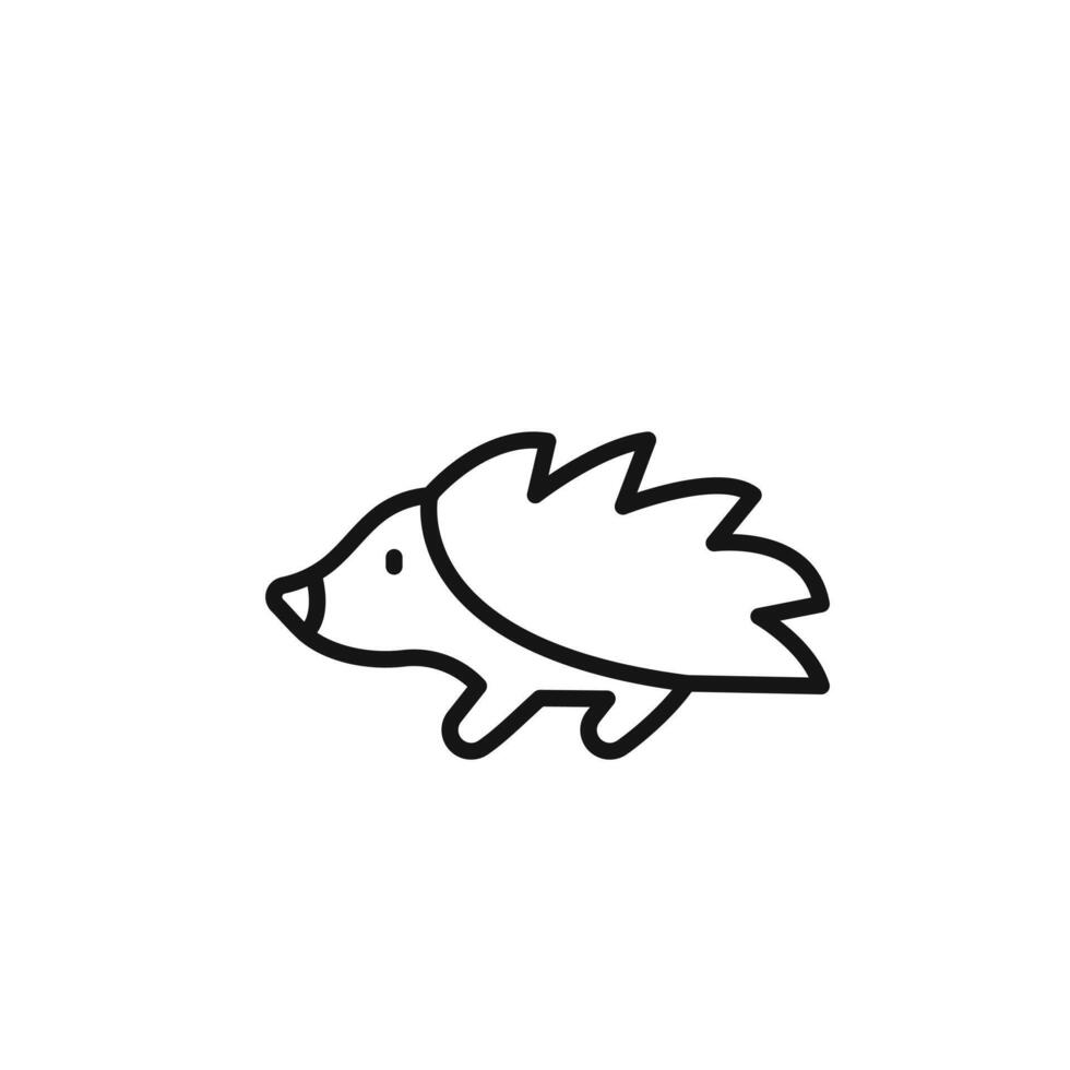 Hegdehog icon set vector
