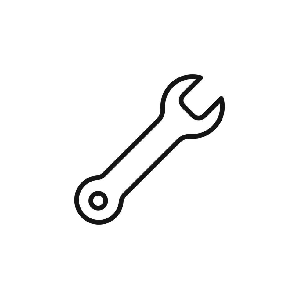 Wrench icon set vector