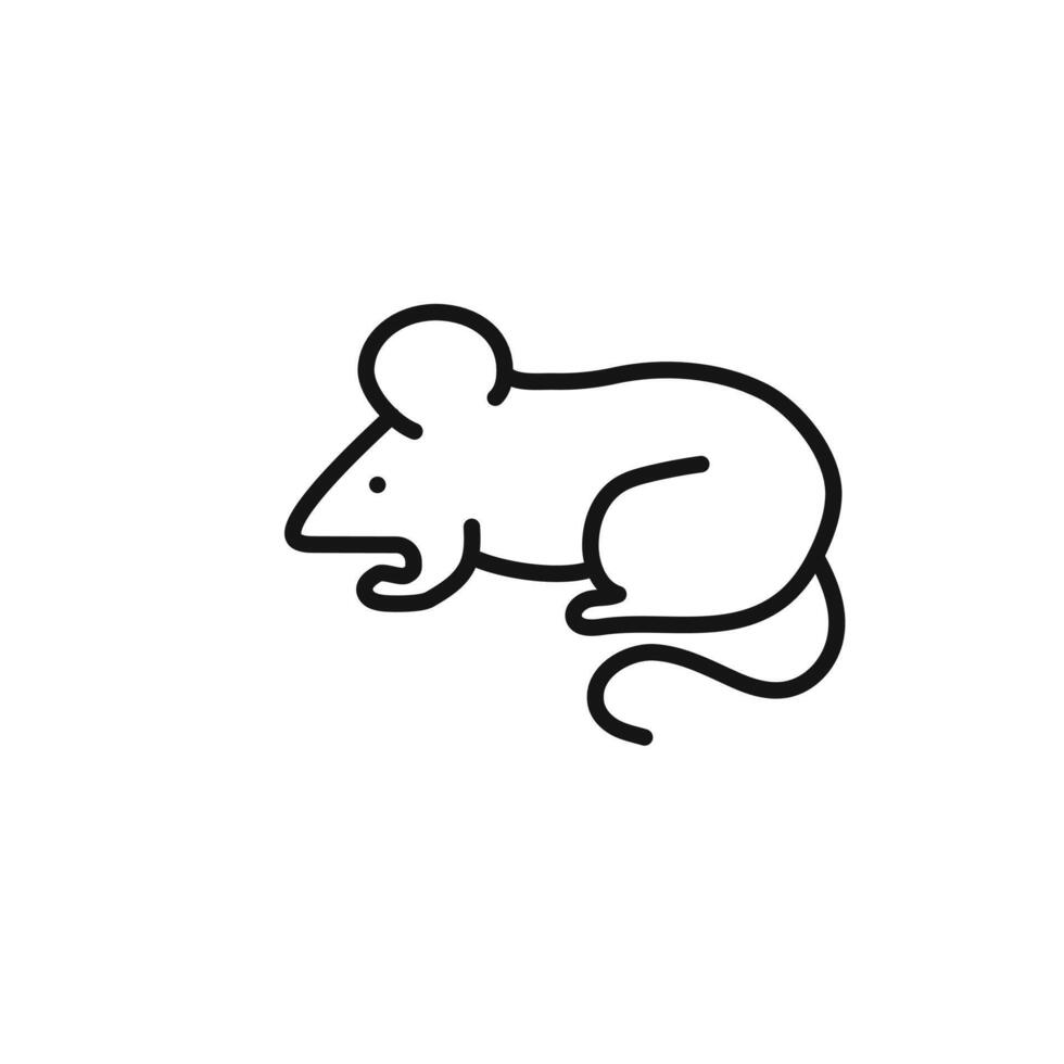 mouse animal icon vector