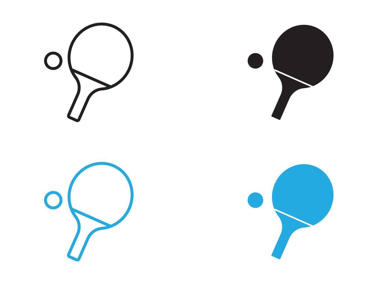 ping pong table tennis icon vector