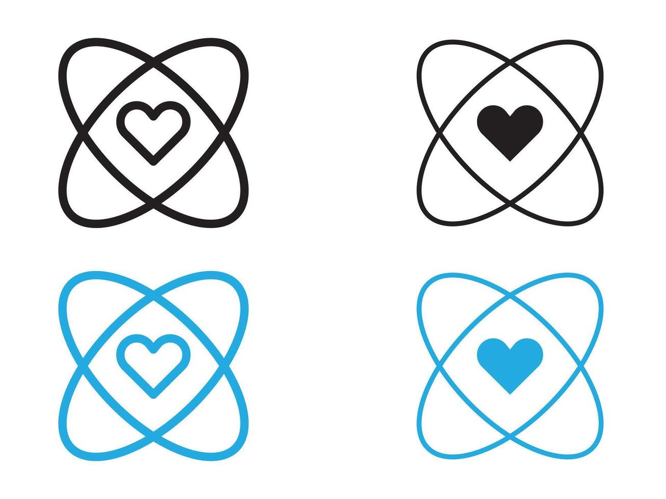 Core Values icon black and white outline sign vector