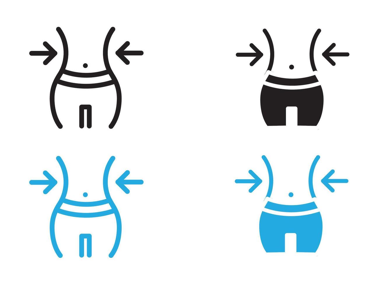 weight loss icon vector