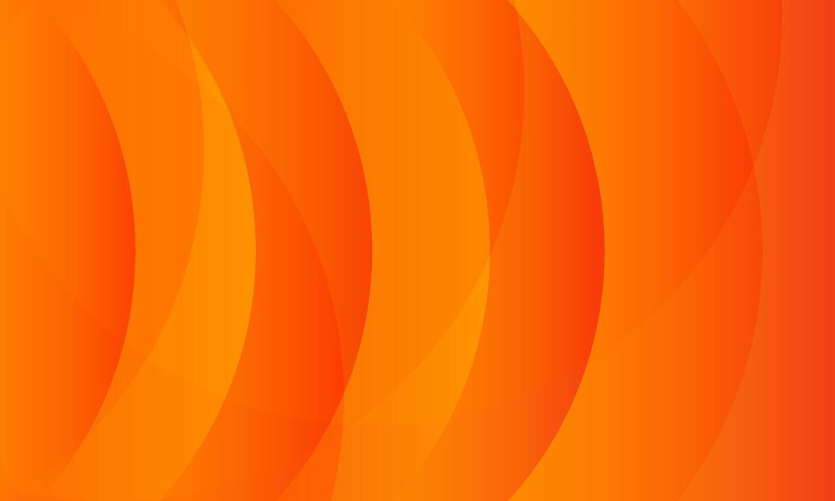 abstract orange gradient curved background vector