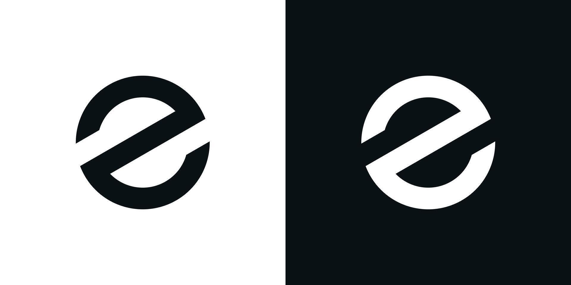 Letter Z logo design with creative concept. Premium vector