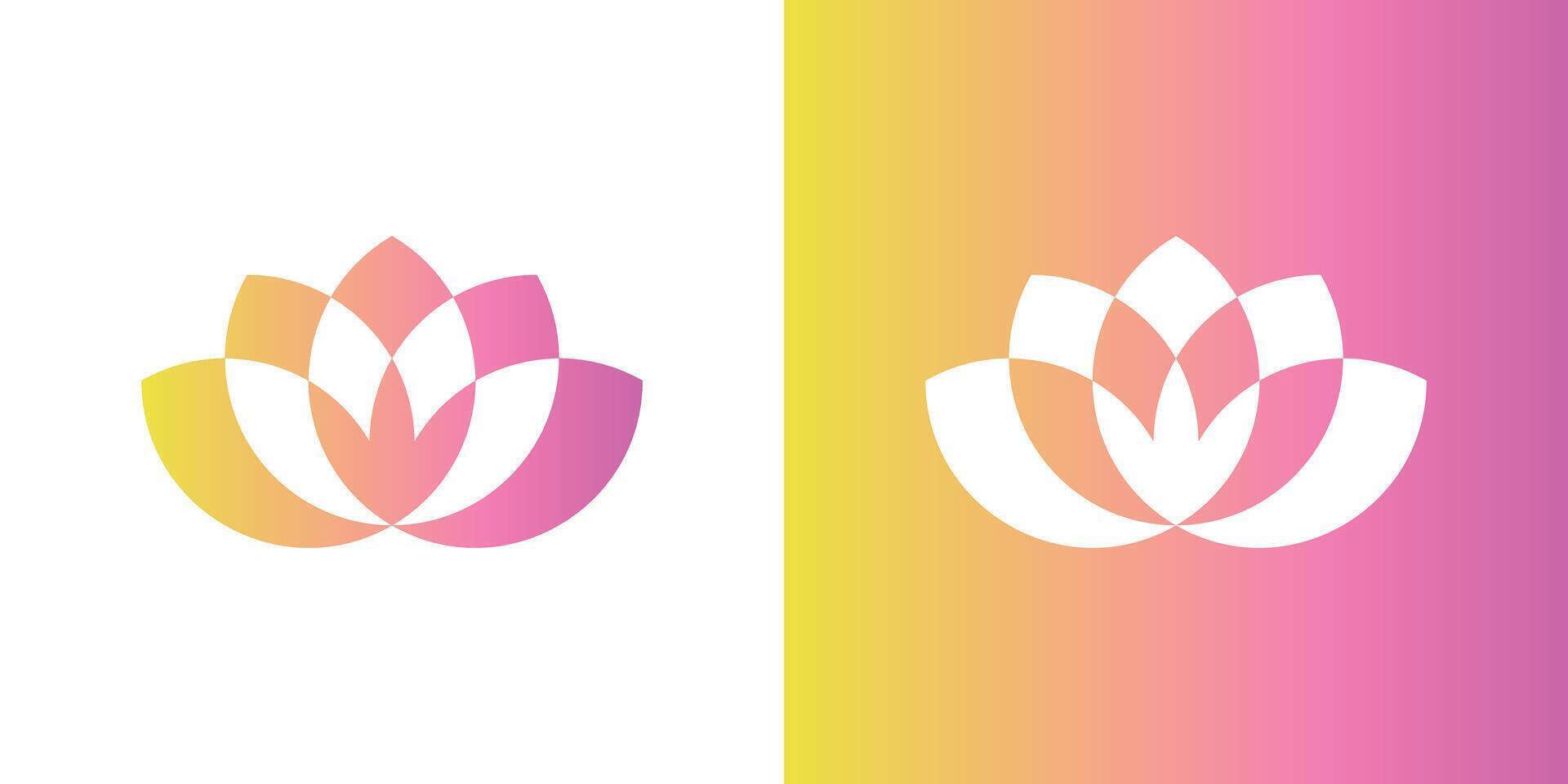 Abstrack flower logo design. Premium vector