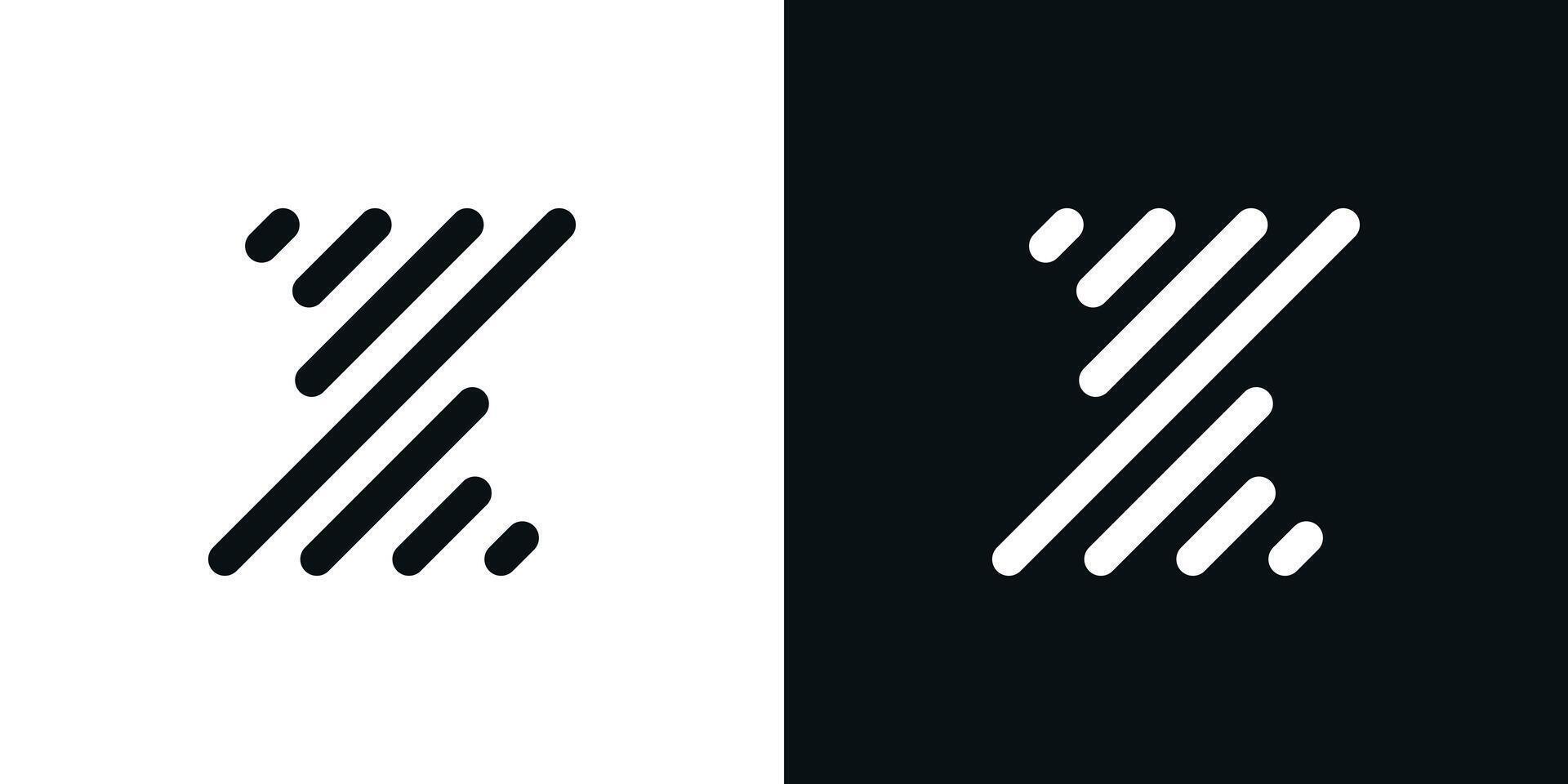 Letter Z logo design with creative concept. Premium vector