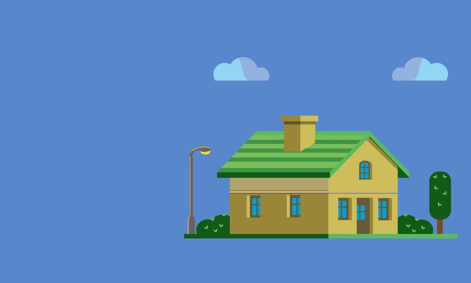 Illustration Geometric 3D Story House Icon vector