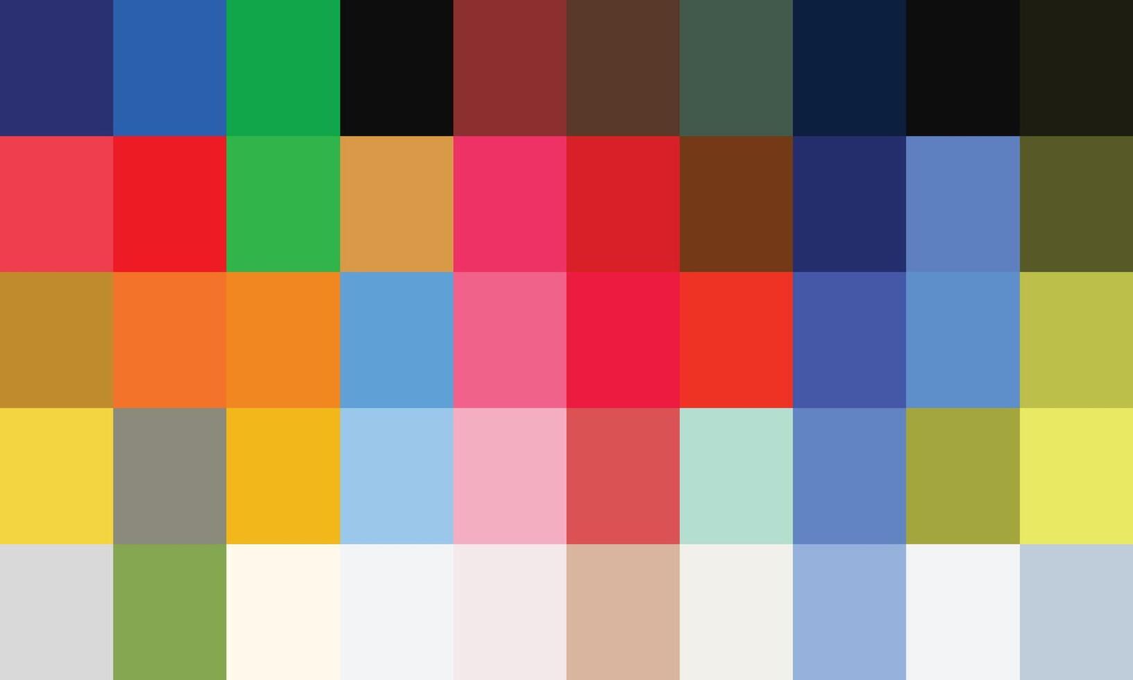 Colour palette trends for UI-UX design vector