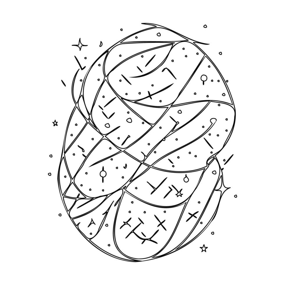 Constellations outline illustration sketch vector