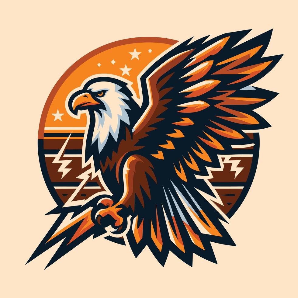 Hawk head Logo Design vector