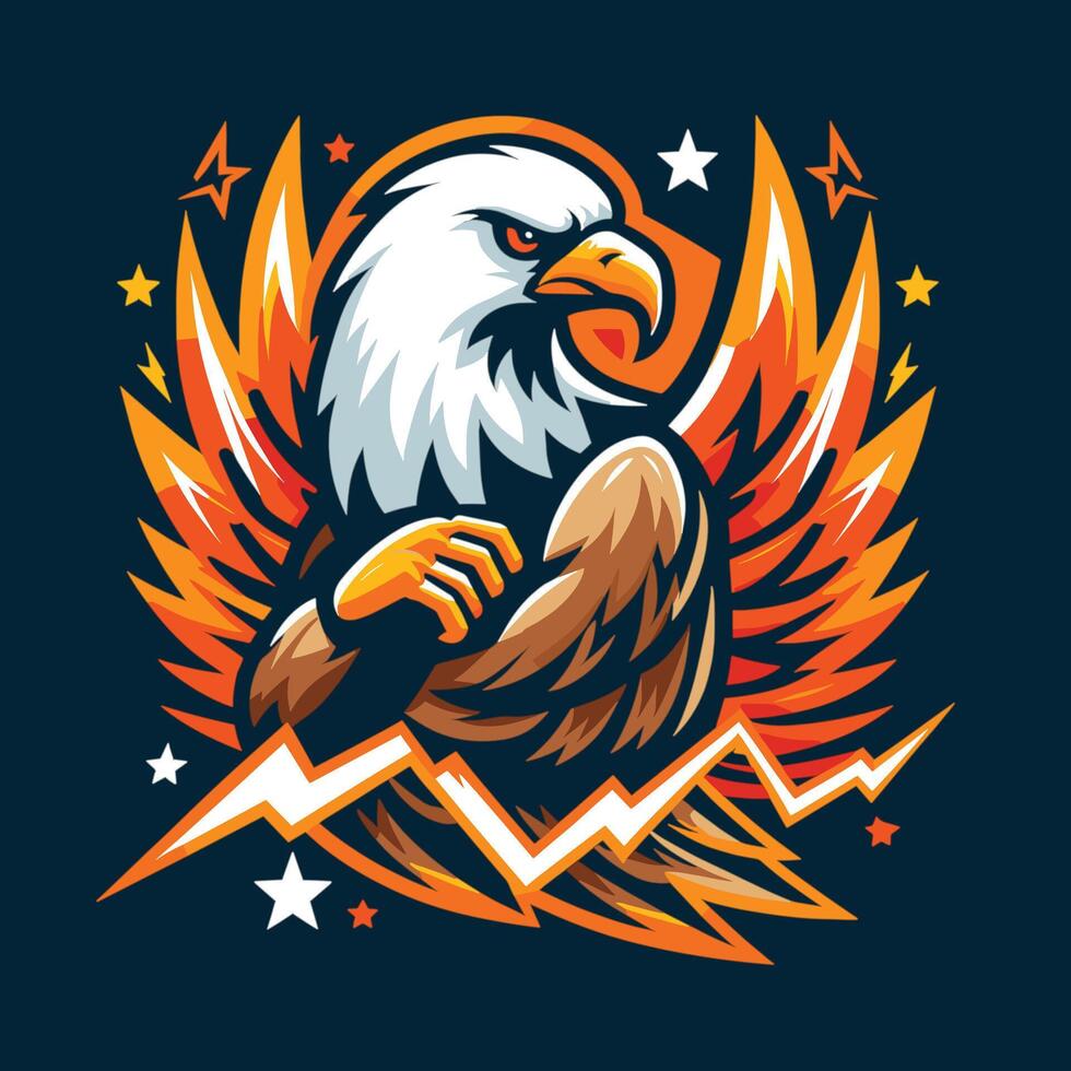 Hawk head Logo Design vector