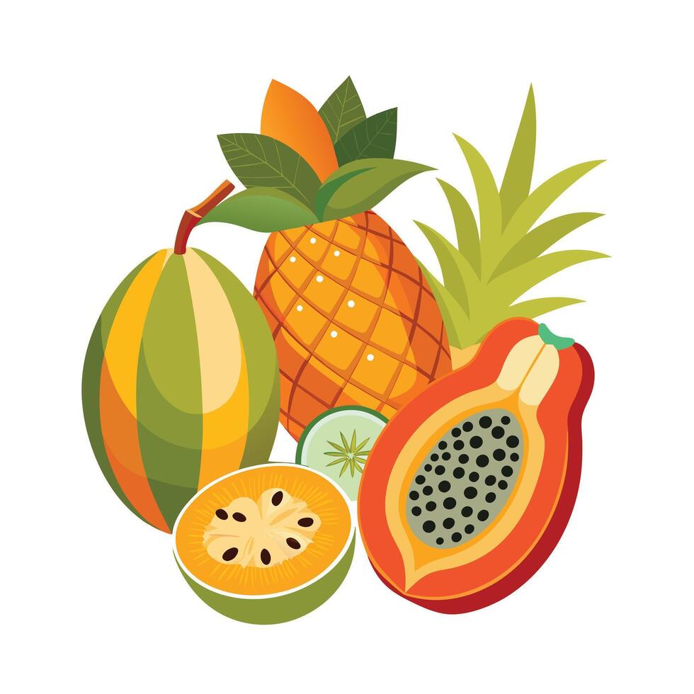 Hand drawn design botanical elements collection vector