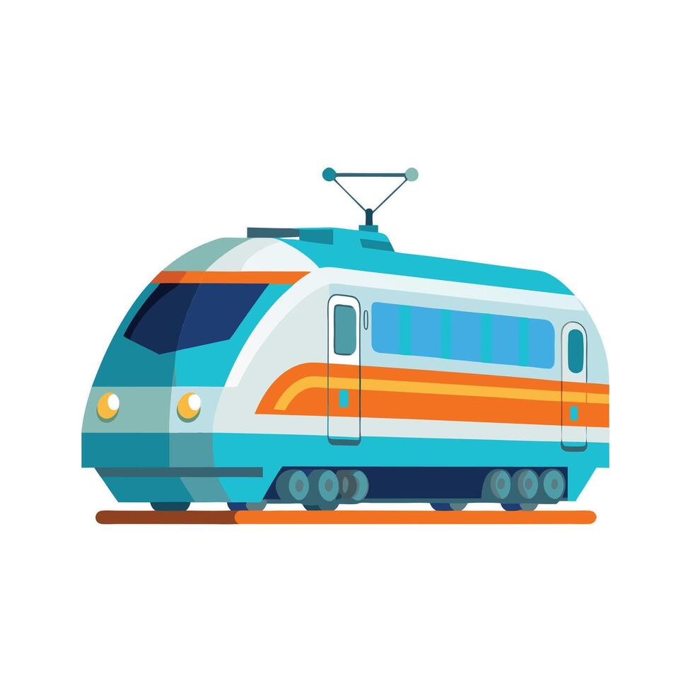 A colorful picture of a train illustration in the background vector