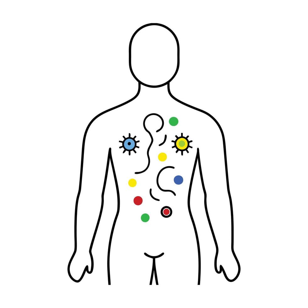 Microbiology Coloring Pages For Kids Coloring Book vector