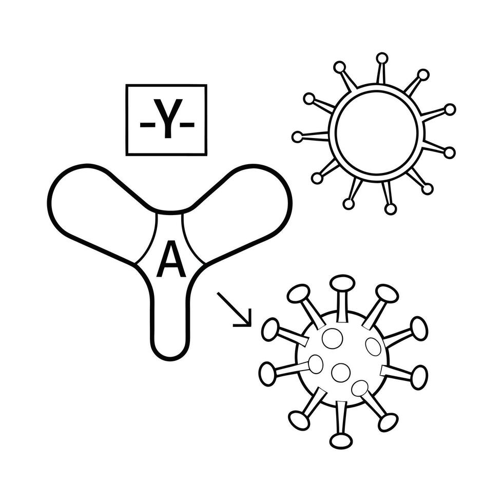 Microbiology Coloring Pages For Kids Coloring Book vector