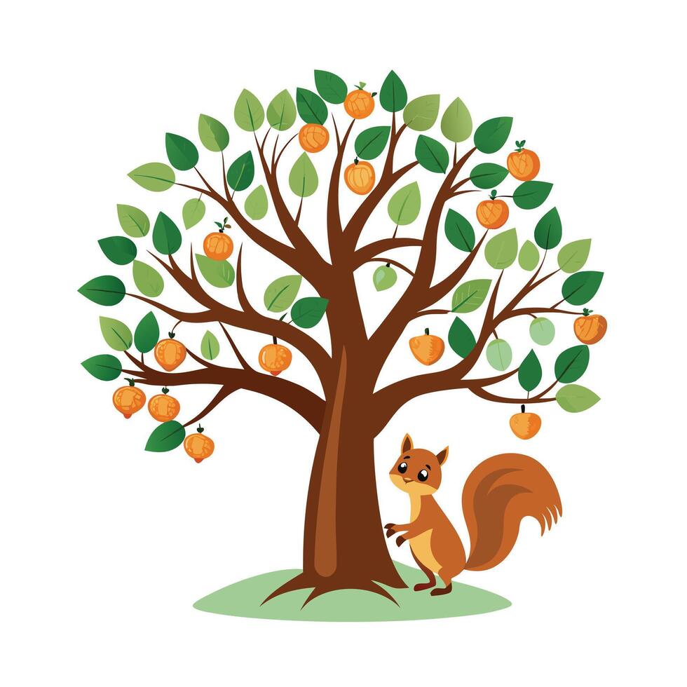 Different types of trees illustration vector