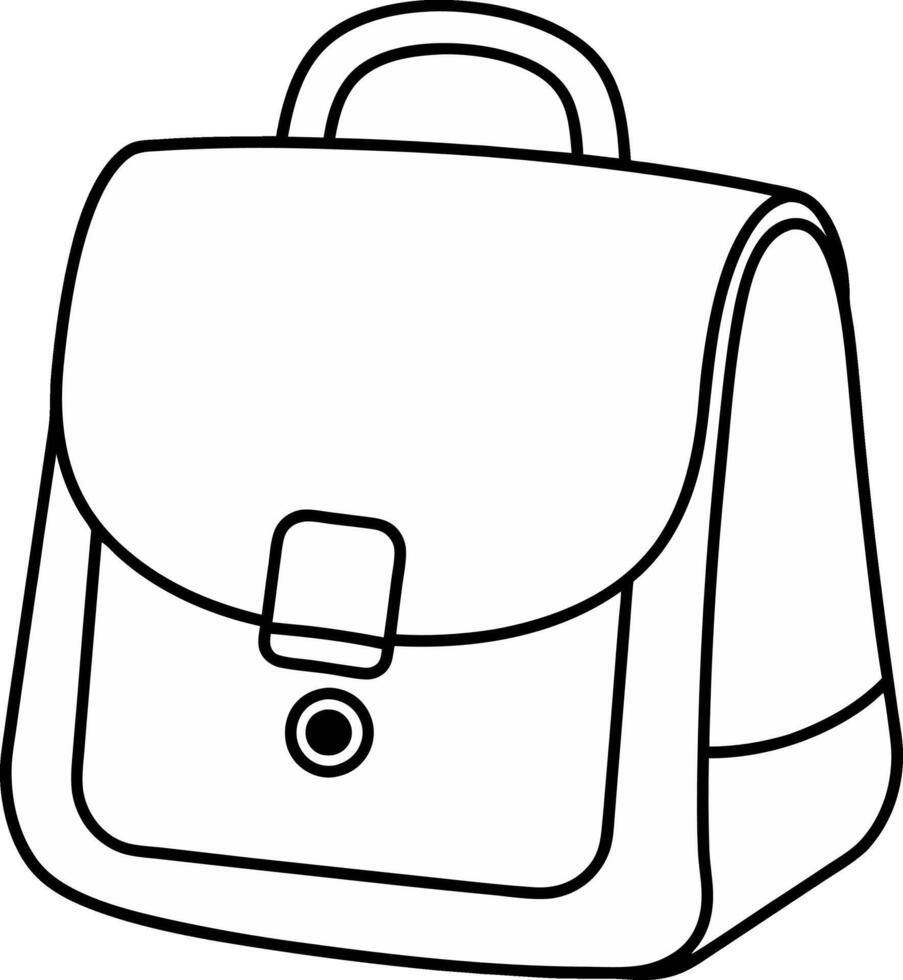 collection of children bags Hand drawn vector
