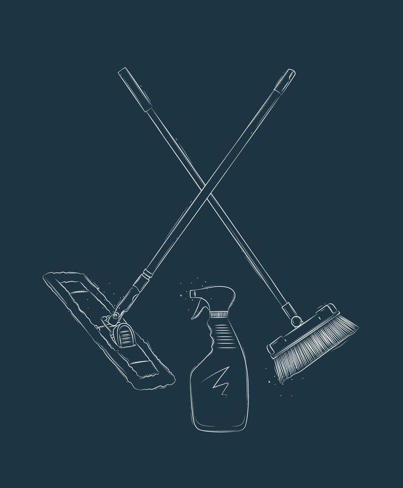 Cleaning tools for cleaning vector