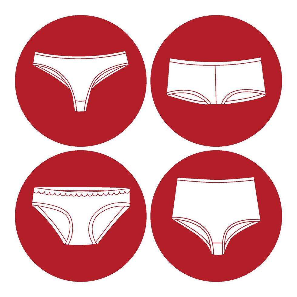 underpants icon design vector