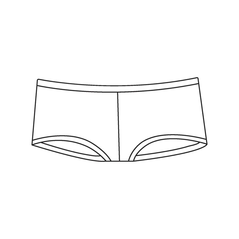 underpants icon design vector