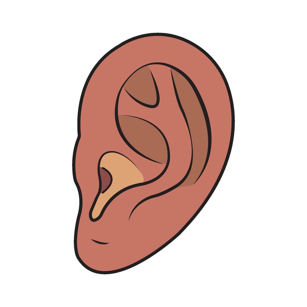 ear icon design vector