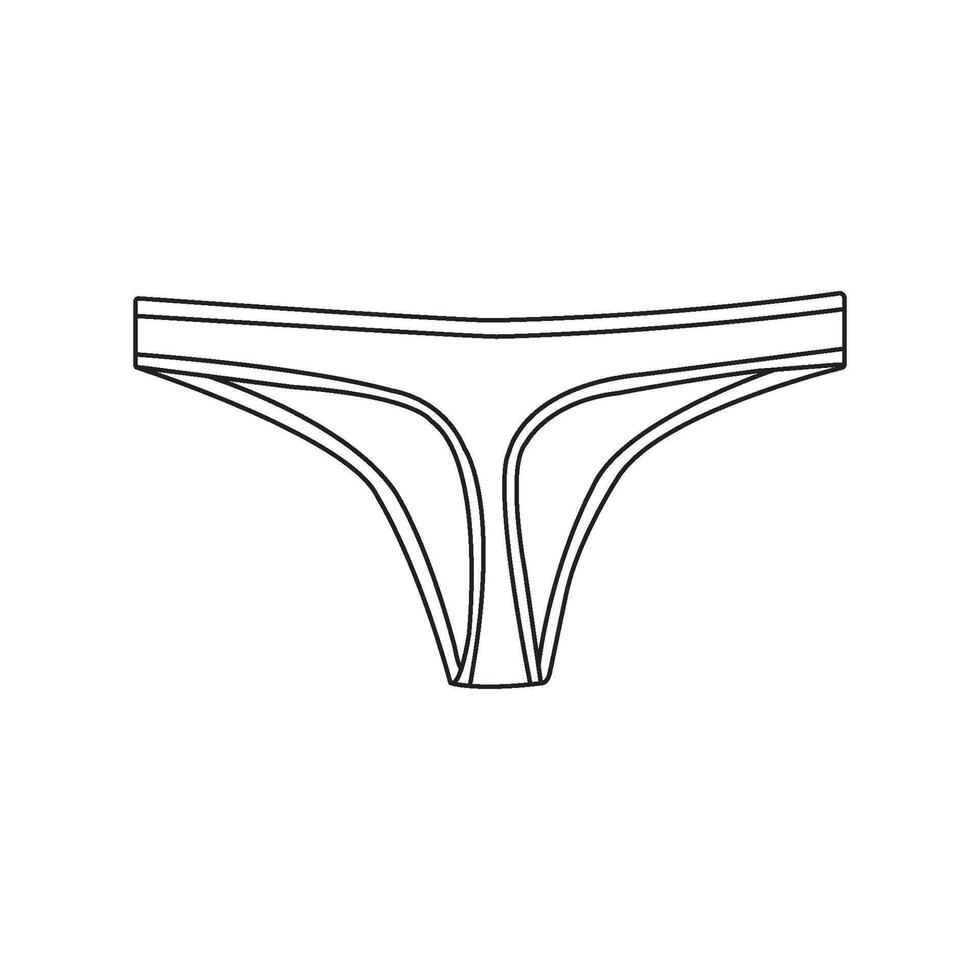 underpants icon design vector