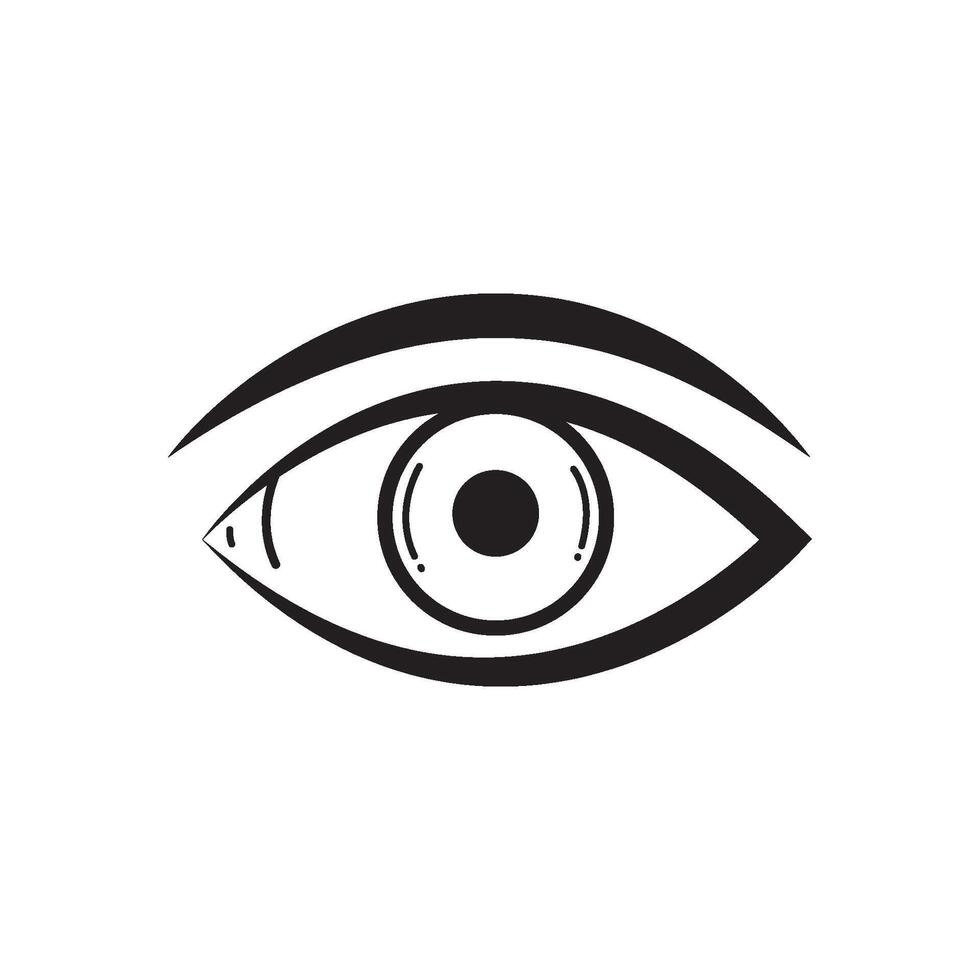 eye icon design vector