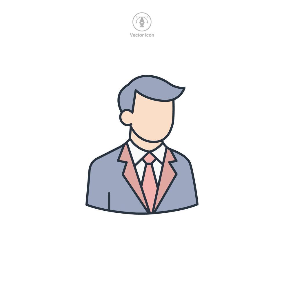 Avatar Icon theme symbol illustration isolated on white background vector