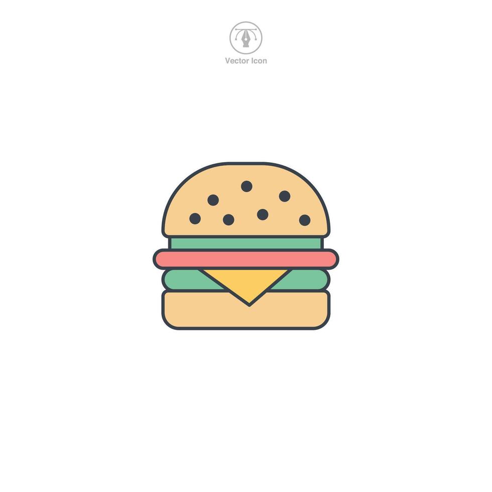 Hamburger icon theme symbol illustration isolated on white background vector