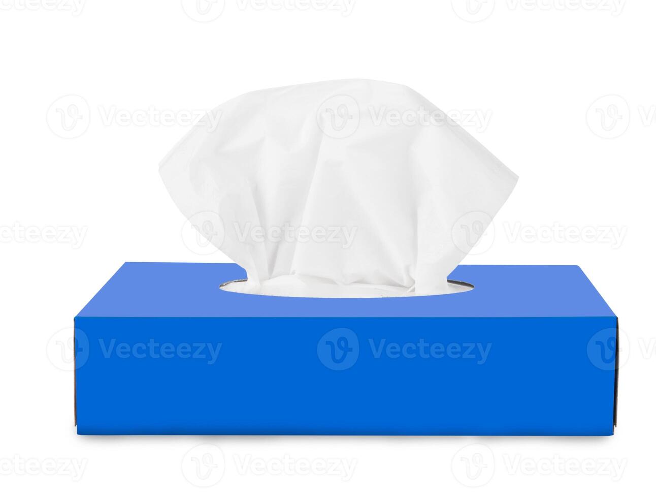 Tissue box on white photo