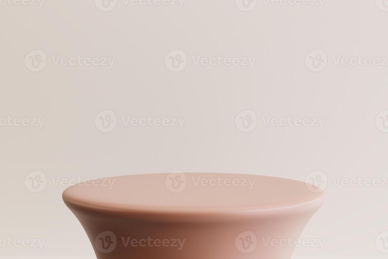 Product display podium for product presentation. 3d rendering. photo