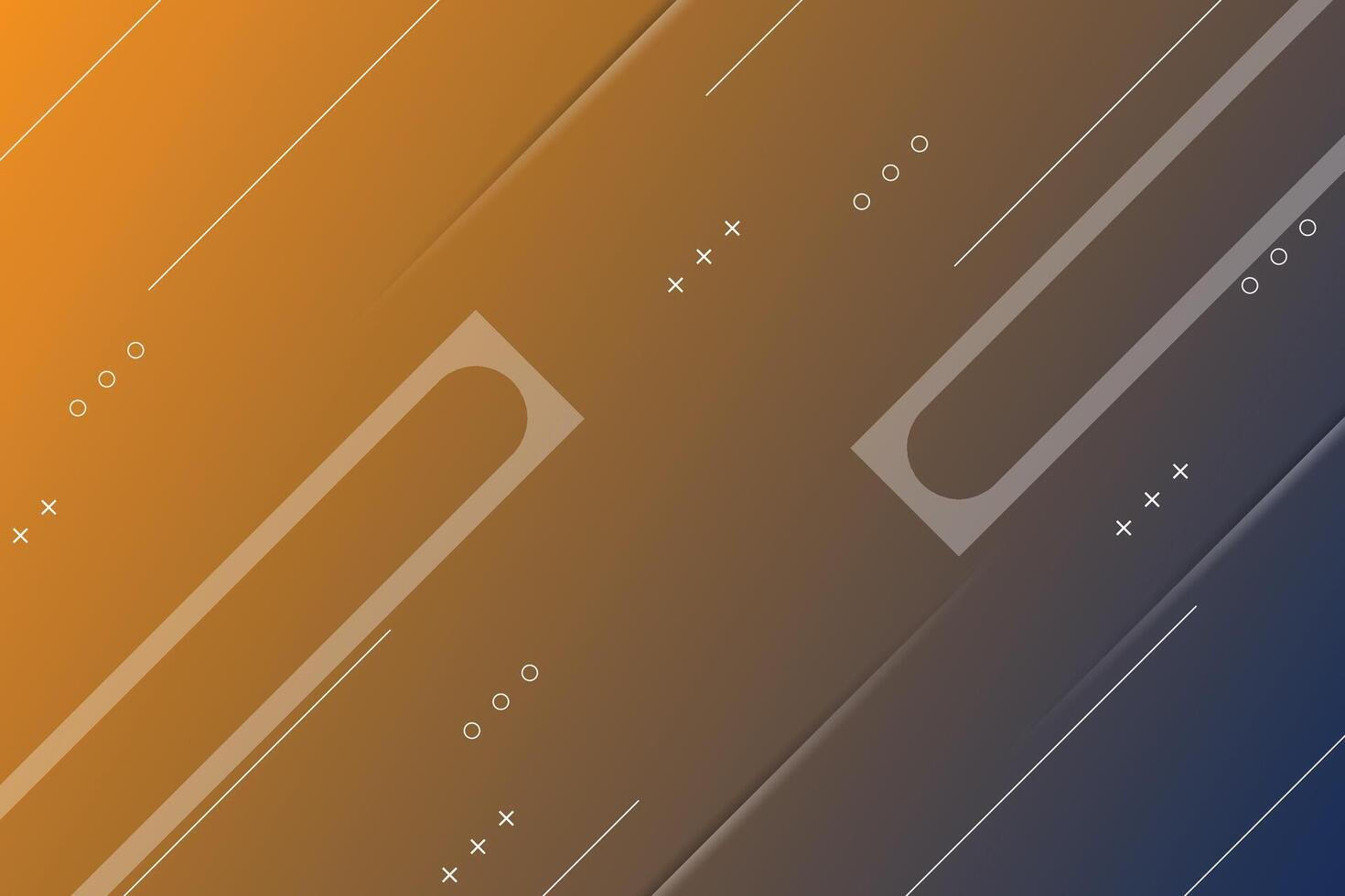 Gradient texture with memphis elements. vector