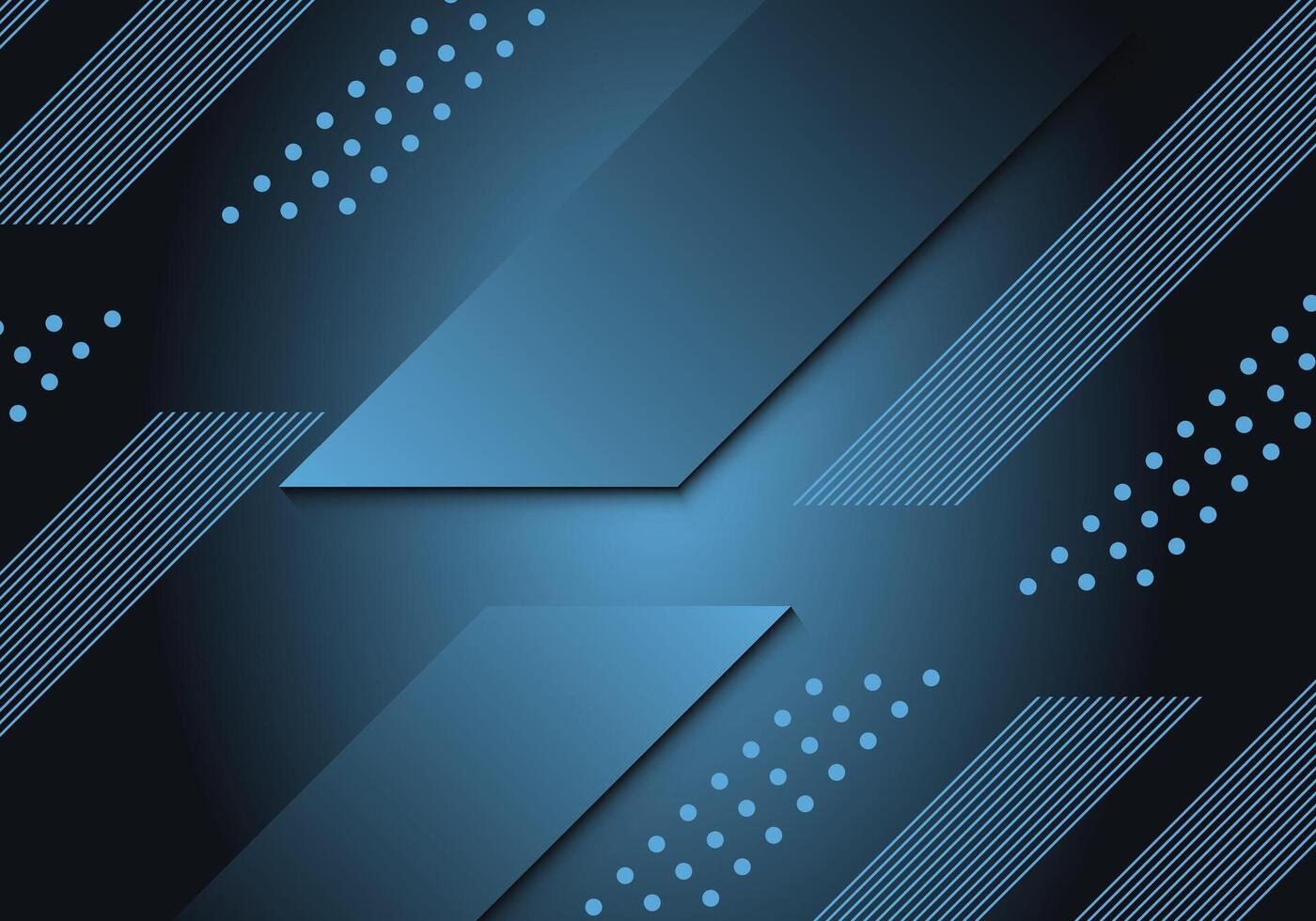 Abstract black gradient geometric shape background. vector